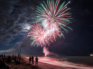 Saudi National Day fireworks
