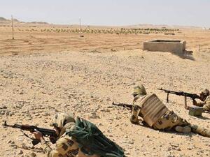 Egypt's security forces have killed 15 suspected militants (Twitter)