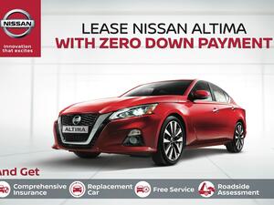 No Down Payment on NISSAN PATROL and ALTIMA 