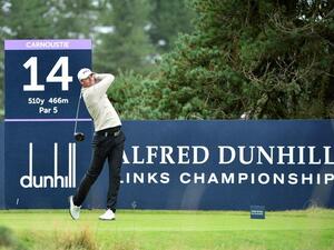 Perez in Action at the Alfred Dunhill Links Championship