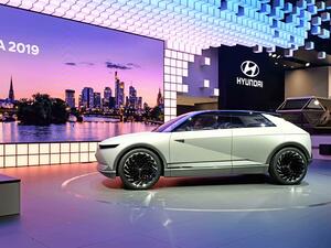 المركبة النموذجية تعرض اتجاه التصميم المستقبلي للمركبات الكهربائية من هيونداي