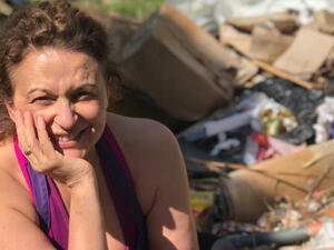 Nadia Sawalha left nothing to the imagination as she stripped off Source nadiasawalhaandfamily Instagram