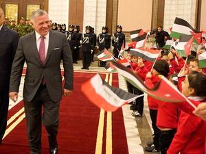 Jordan's King Abdullah meets with Iraq's President Barham Saleh (Twitter)