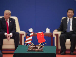 US President Donald Trump with China counterpart President Xi. (AFP/ File Photo)