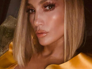 Jennifer Lopez appeared in a yellow dress from Egyptian fashion house Maison Yeya Source jlo Instagram
