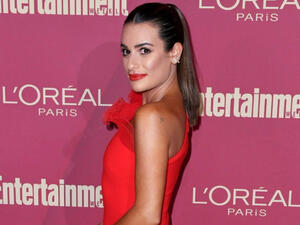 Lea Michele and Anders also penned an original song for the CD called, "Christmas in the City."