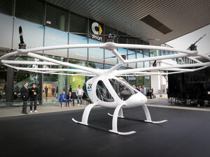 Volocopter aircraft presented at the Frankfurt IAA Motor Show 2017.  (Shutterstock/ File Photo)