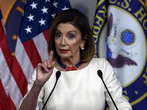 US Speaker of the House Nancy Pelosi talks during her weekly press briefing on Capitol Hill in Washington, DC. (AFP/ File Photo)