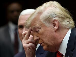 U.S. President Donald Trump (R) and Vice President Mike Pence (AFP)