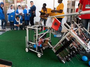Organized by the Dubai Future Foundation under the theme ‘Ocean Opportunities’, the FIRST Global Challenge focuses on developing robots to clean up the millions of tons of pollutants in the oceans. (File/AFP)