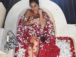 Influencers are filling their baths with flowers in the latest trend to sweep across Instagram - and it can do more for you than simply improve your social feed  (Instagram)