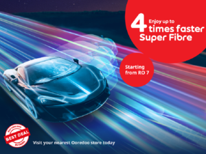 وسعت Ooredoo تغطية خدمتها للإنترنت المنزلي ’سوبر فايبر‘ لتصل إلى صلالة الشرقية  وصلالة الجديدة ومرتفعات بوشر وحي المنى.