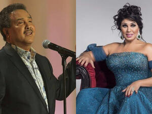 Fifi Abdou placed Mohamed Abdo in an awkward position Source abdu_fans fifiabdouofficial Instagram