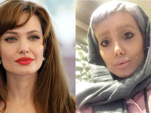 Angelina Jolie lookalike arrested for pornography Source angelinajolieofficial sahartabar_officialx Instagram