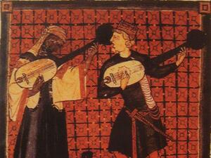 Abul-Hasan Alí Ibn Nafí (Ziryab), was the first to introduce the lute (Al-U'd) to Spain & Europe (Twitter)