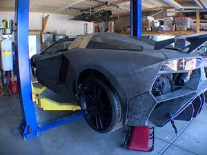 Colorado father and son make their own Lamborghini with 3D printer. (Twitter)