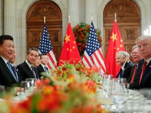 Donald Trump and China's Xi Jinping (Twitter)