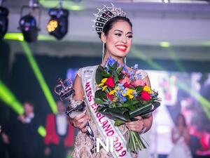 Miss England Bhasha Mukherjee is an Indian born doctor. (Twitter)
