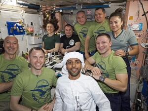 Hazzaa AlMansoori returning to earth on Thursday. (Twitter/@astro_hazzaa )