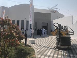 Dubai Municipality unveils the largest 3D printed two-story structure in the world. (Twitter)