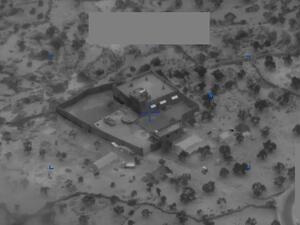"Here we see the object of the assault-the compound where Baghdadi was hiding. As I noted earlier, this isolated compound was in Idlib province in Northwest Syria" - Gen Frank McKenzie CDR USCENTCOM. (Twitter/ @CENTCOM)