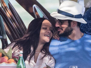 Rihanna with her Saudi Boyfriend Hassan Jameel source rihassann Instagram