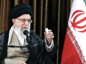 Iran's supreme leader Ayatollah Ali Khamenei is seen meeting foreign ministry officials in Tehran on July 21, 2018. (AFP/ File Photo)