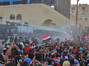 Protests rocked the capital Baghdad and southern provinces earlier this month against high unemployment. (AFP/ File Photo)