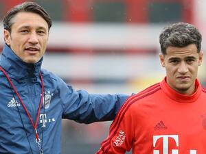 كوتينيو والمدرب نيكو كوفاتش