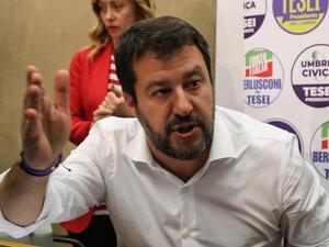 Leader of Italy's far-right League party, Matteo Salvini  (Twitter)