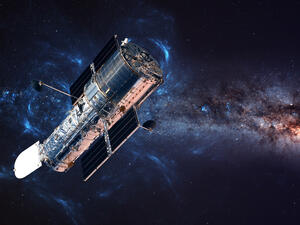 The Hubble Space Telescope (Shutterstock)	