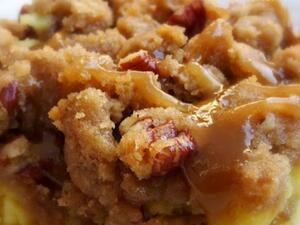 طبق البطاطا الحلوة بالجوز