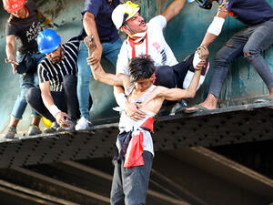  دوي الانفجار الذي سمع، مساء الثلاثاء، وسط بغداد ناجم عن قنبلة صوتية 