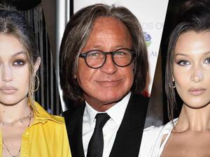 محمد حديد وابنتيه بيلا وجيجي حديد