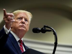US President Donald Trump delivers remarks on honesty and transparency in healthcare prices at the White House in Washington, DC on November 15, 2019. (AFP/ File Photo)