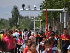 These Muslim school children in Akto, south of Kashgar are kept under constant surveillance by the Chinese state. (AFP/ File Photo)