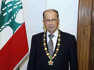Lebanese President Michel Aoun has promised to protect the country from spillover from the war in Syria (AFP Photo)