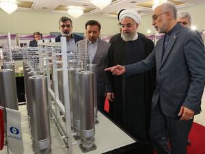 Iran is launching a new array of 30 advanced IR-6 centrifuges on Monday, the country’s nuclear chief Ali Akbar Salehi says (Twitter)