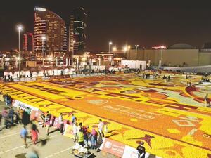 UAE marks spirit of tolerance with 50 tonnes of flowers. (Twitter)