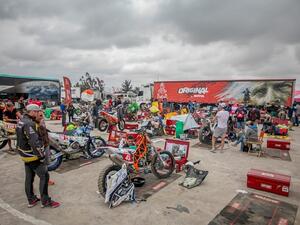 The 9,000km race will take place over two-weeks in January, seeing rally drivers take on 250 metre-high sand dunes and rocky plateaus as they travel the length of Saudi Arabia. (Twitter/ @dakar)