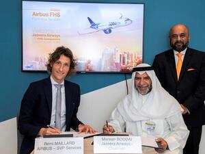 طيران الجزيرة توقع اتفاقية Flight Hour Services مع إيرباص خلال معرض دبي للطيران 2019
