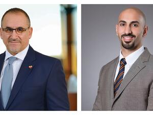 Khaled Alnaser Chief Internal Audit , Hassan Jarrar, Chief Executive Officer of BisB.