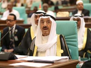 Kuwait's Emir Sheikh Sabah al-Ahmad Al-Sabah ascended to power in January 2006 (AFP Photo/BANDAR ALDANDANI)