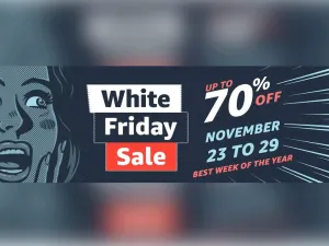 The White Friday Sale will run for seven days from 23rd to 29th November.