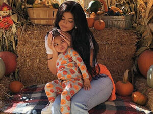 The lip kit mogul reportedly broke up with her baby's father earlier this fall. 