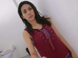 Iranian beauty queen Bahareh Zare Bahari in her cell at the Manila airport. (Baharah's Facebook account)