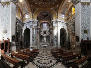 Impressive baroque interior of old venecian church of Santa Maria Assunta known also as "I Gesuiti". (Shutterstock/ File Photo)