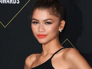 Zendaya stole the show wearing a black, single-shoulder gown by Sydney-based designer Christopher Esber