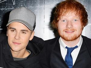 إد شيران وجاستين بيبر