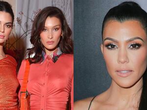 كورتني كارداشيان وكيندال جينر وبيلا حديد